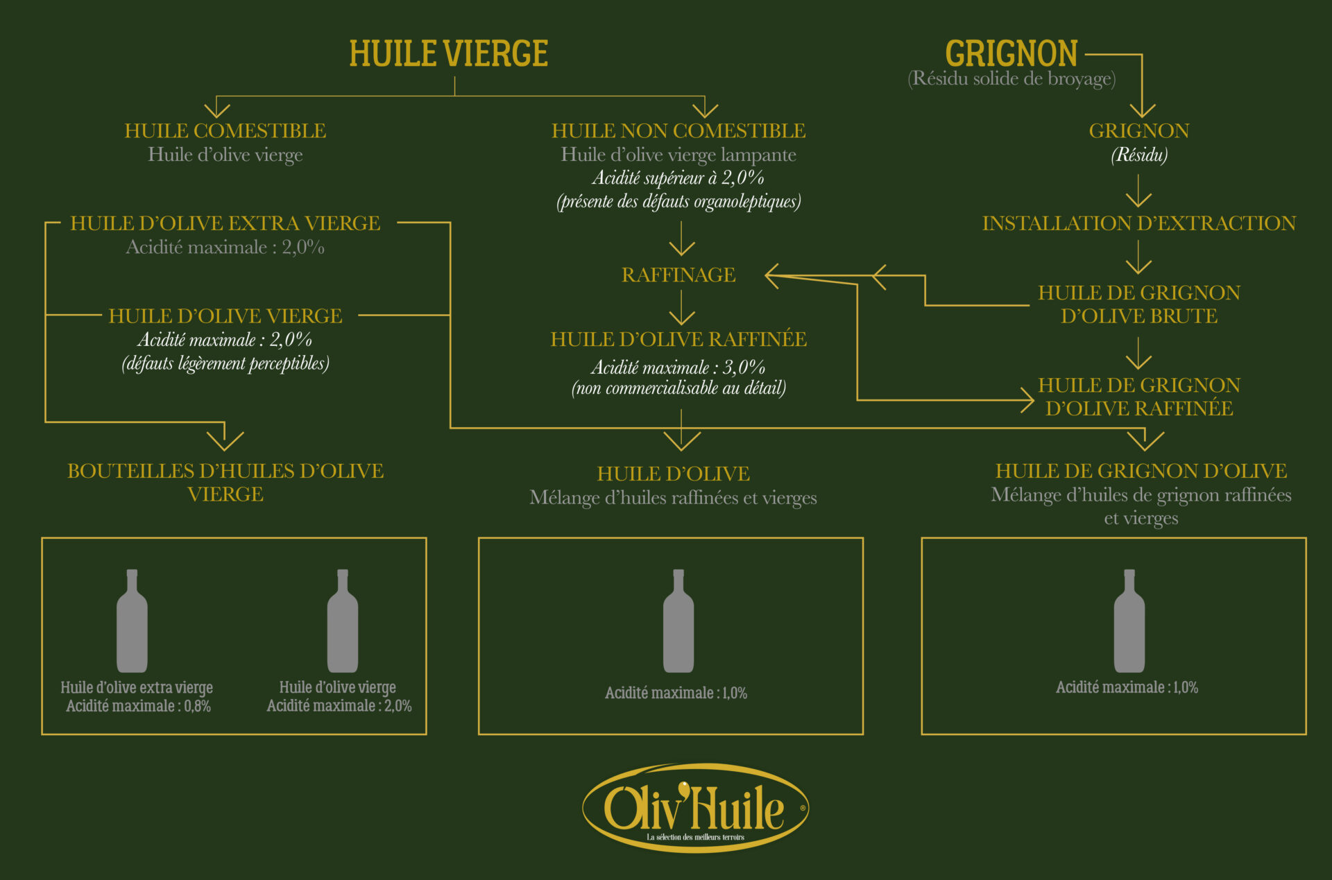 Infographie Classification Des Huiles D Olive Jus D Olive