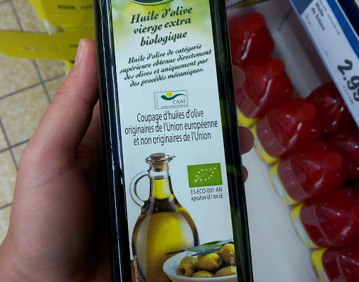 etiquette huile d'olive