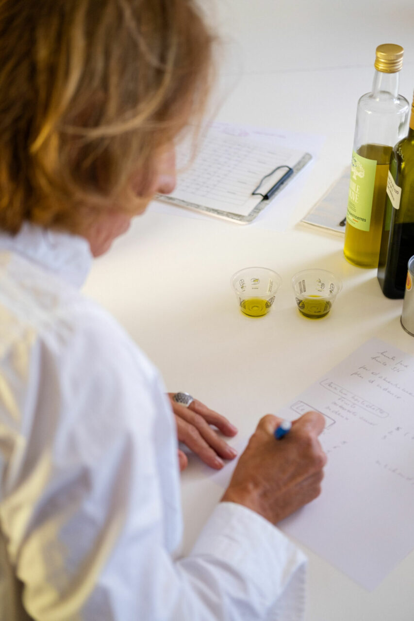 certification en dégustation d'huiles d'olive vierges