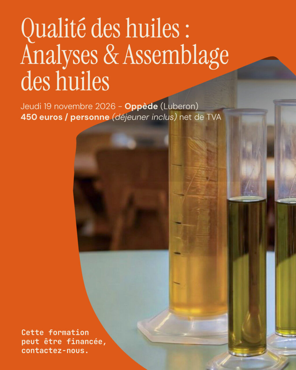 [IMAGE : visuel « Qualité des huiles : Analyses & Assemblage »]
